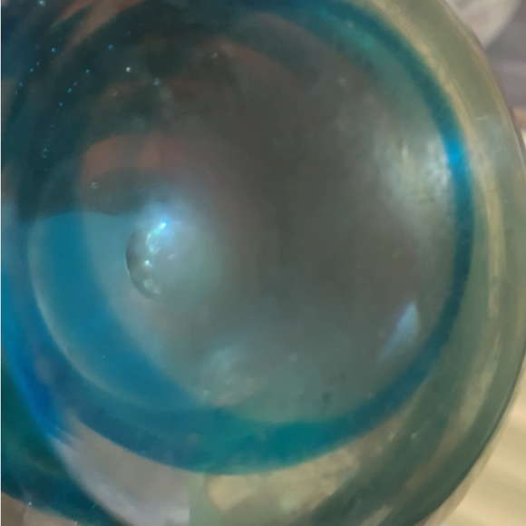 Art Glass “Swirl ‘Blue” Paperweight - Picture 8 of 10
